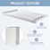 60'' W x 32'' D Glossy White Acrylic Shower Base with Stainless Steel Cover