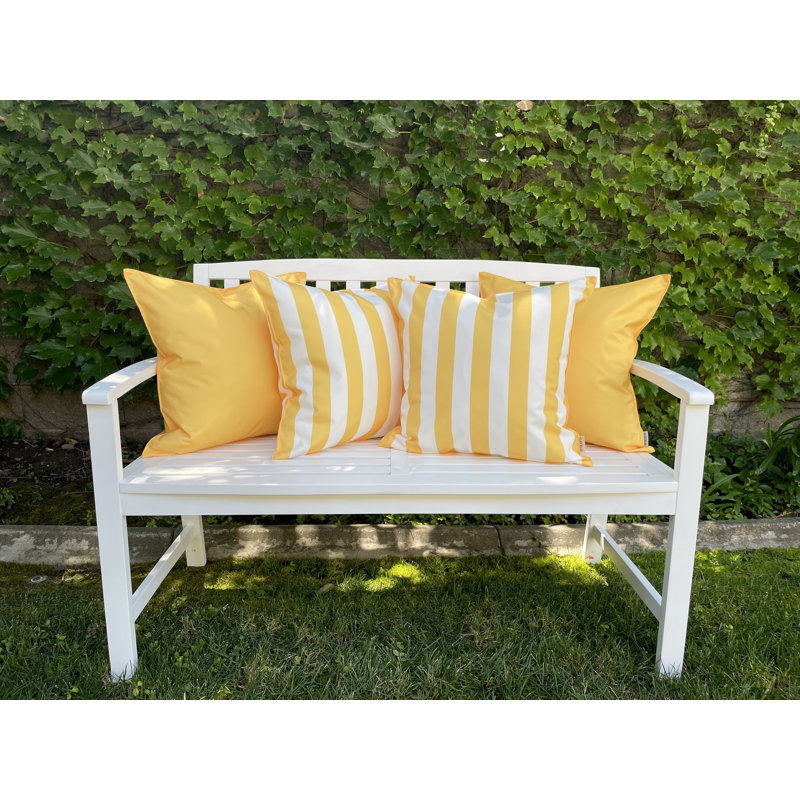 Striped Outdoor Accent Pillow Covers, Somoan Sun