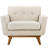 Carson Carrington Sigtuna Wooden Leg Mid-century Armchair-828772552