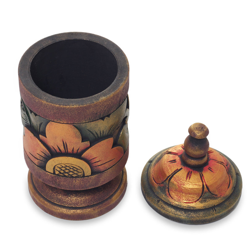 Boîte décorative en bois de majapahit cupu Cornwallis