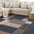 Allyne Geometric Tufted Blue/Cream/Gray Non-Slip Rubberback Area Rug-2045413820