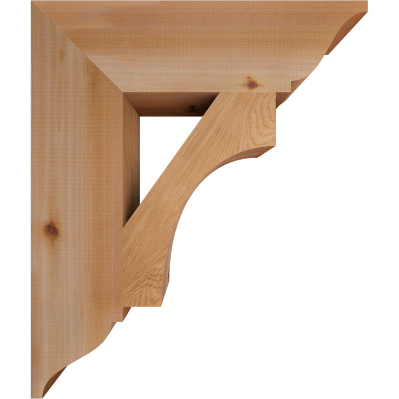 Support traditionnel Westlake, Cèdre rouge de l'Ouest, Lisse, H 26 po x l 5,5 po x P 22 po