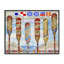 Drapeaux nautiques et raquettes, art giclée par Ronnie Rooney-2620887-2620891
