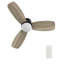 Ventilateur de plafond intelligent 44 "avec lumière et télécommande-330828525