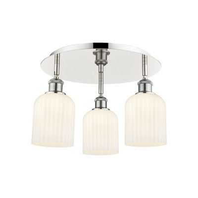 Ballston - Trig - 3 Light 17" Flush Mount