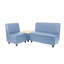 Ensemble 3 pièces de chaise et canapé modulaire avec table de bout Kid Comfort-124205432