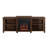 Woodbury 70" Media Console with Electric Fireplace-713008694