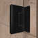 Unidoor Plus 54" W x 30.375" D x 72" H Frameless Pivot Rectangle Shower Enclosure with Fixed Panel