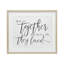 «Together A Life qu'ils ont adoré», impression sous verre, design par Lux + Me Designs-319011165-319011162