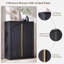 Commode 5 tiroirs pour chambre à coucher avec panneau arqué Modern-646160712