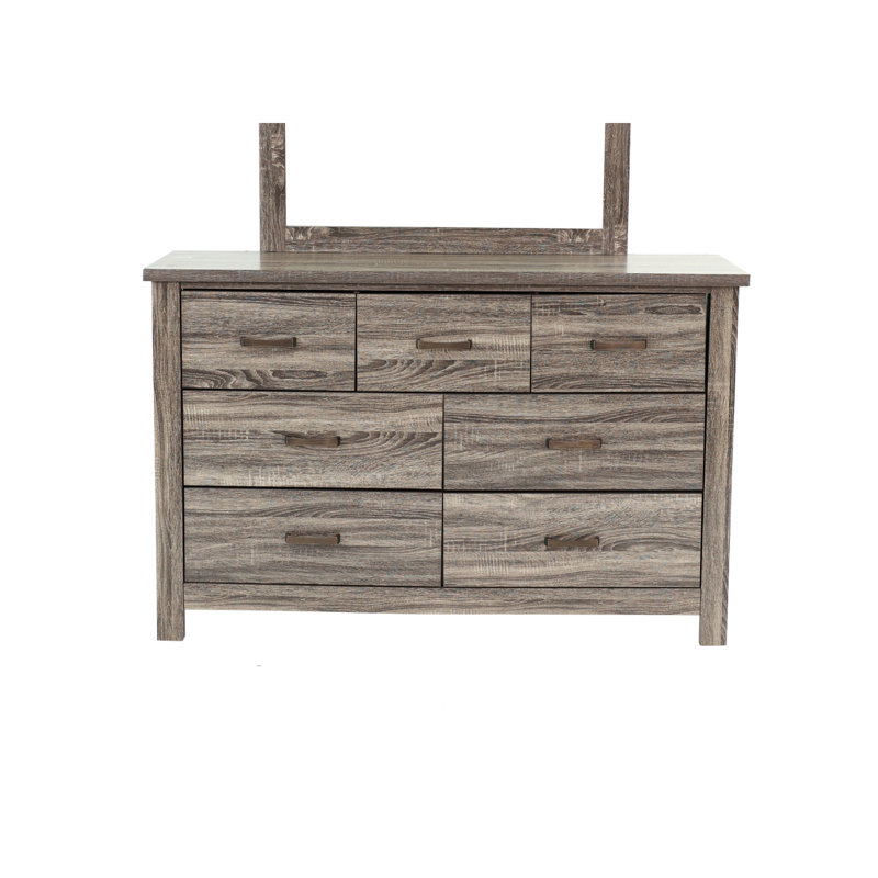 DRESSER en chêne gris, Brun / Gris