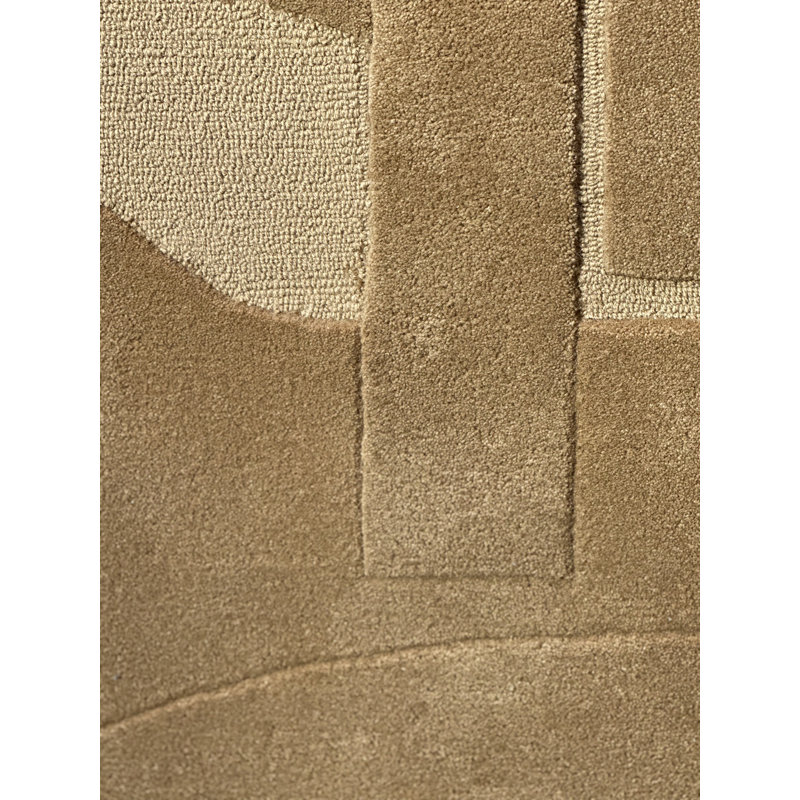 Collage Handmade Dhurrie Wool Geometric Area Rug, Rectangle 5'7" x 7'10"