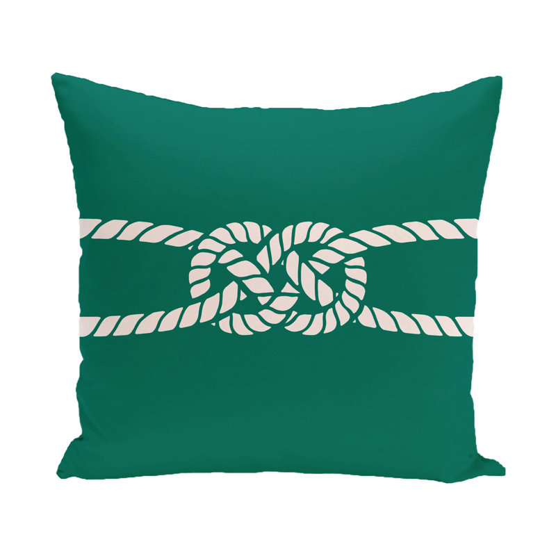 Housse de coussin carrée d’extérieur Carrick Bend, H 18 po x l 18 po, Vert