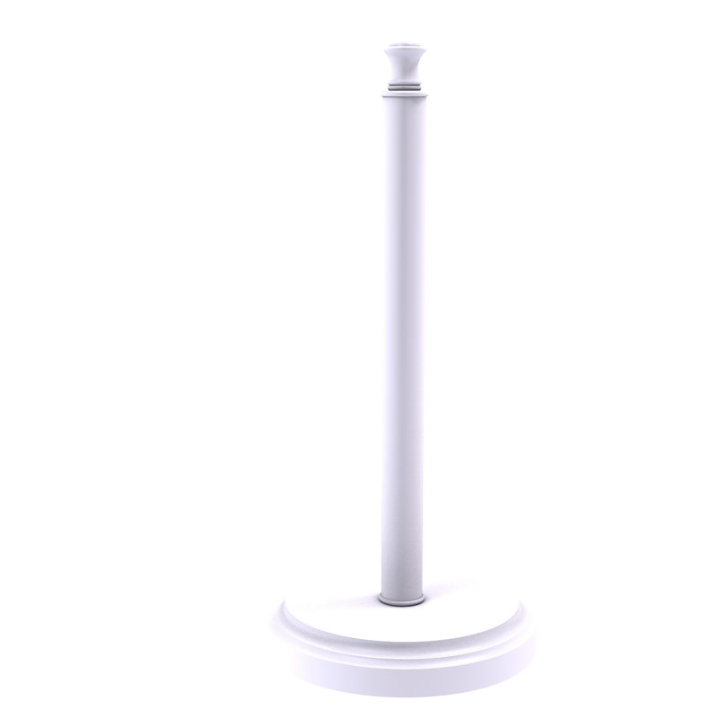 Porte-serviettes sur pied Freyja, Blanc mat