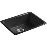 IronTones® 24.25" L x 19" W x 8" Dual Mount Kitchen Sink