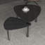 Table basse avec petite table rotative-1994928627