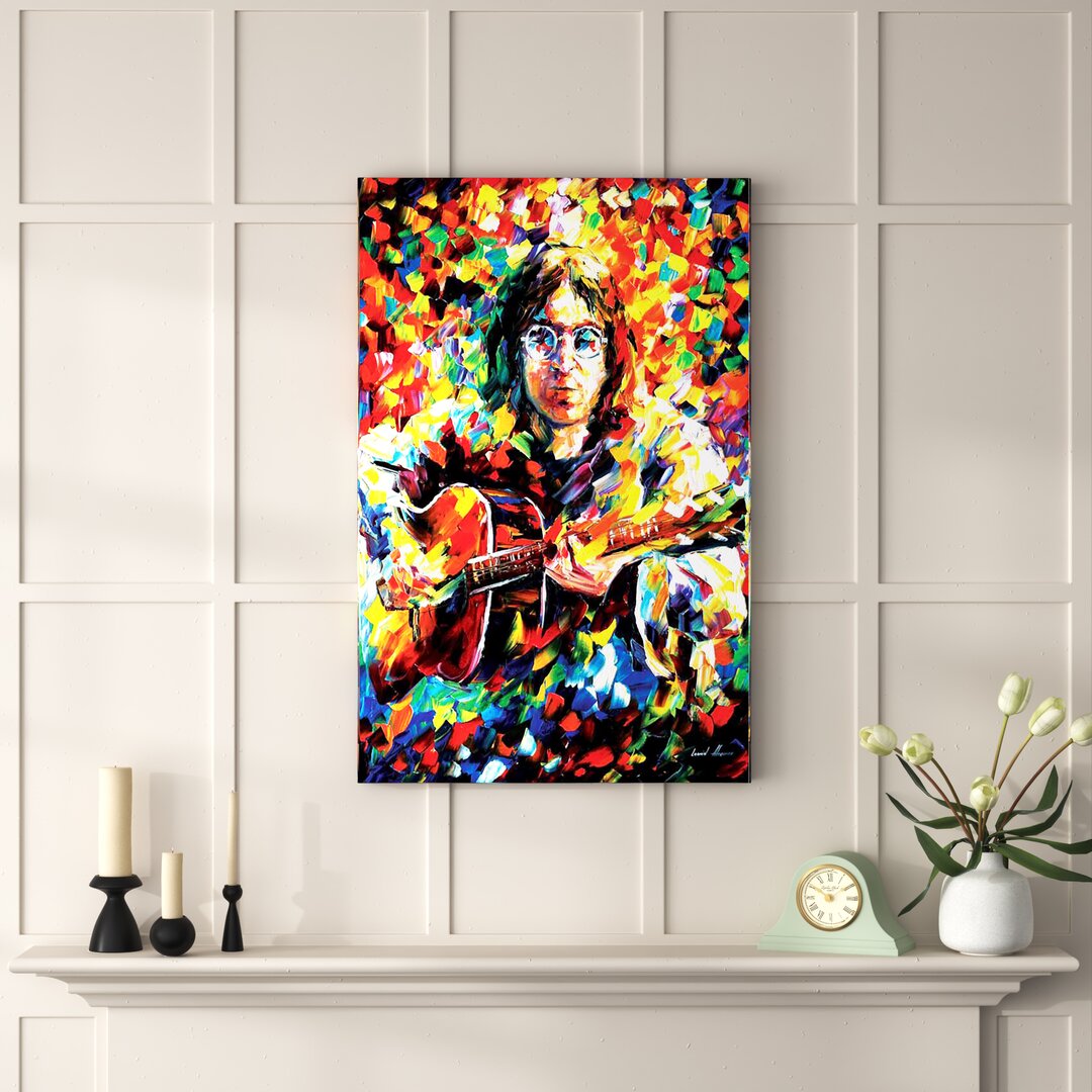 Leinwandbild - Gemälde „John Lennon” von Leonid Afremov