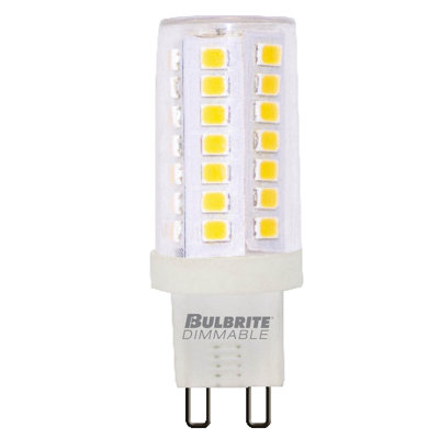 5 watts (60 watts équivalent), led t6, ampoule à intensité réglable, g9/base à deux broches