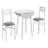 Dining Table Set, 3Pcs Set, Small, 35" Drop Leaf