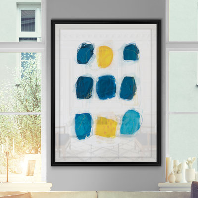 «Lemon & Indigo II», reproduction sur toile