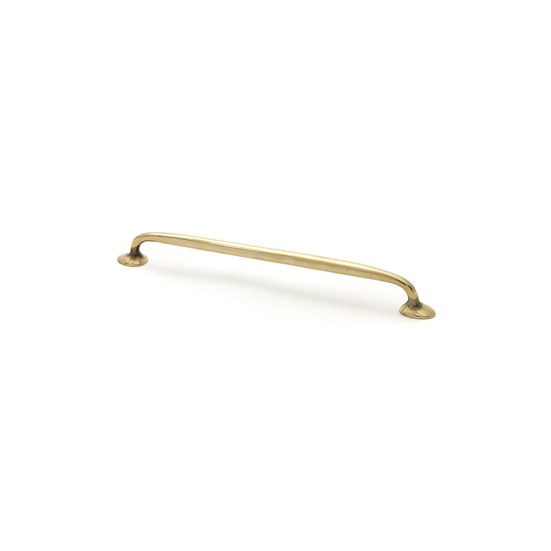 Moore Handle Pull, Aged Brass, 8.8"
