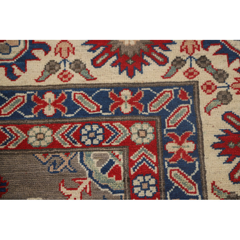 Tapis oriental géométrique Kazak 10