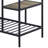 Rustic Kitchen Island With Open Shelving