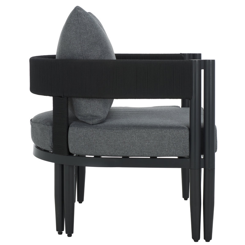 Viola Outdoor Dining Armchair, Gray