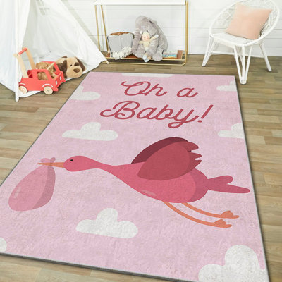 Tapis luxueux, 4,6 x 7,2 pi, 100% polyester, 740 g / m² | Revers en feutre antidérapant, éponge stratifiée pour le confort, antibactérien et facile à nettoyer | Tissu de velours élégant avec impression numérique, lavable à la machine