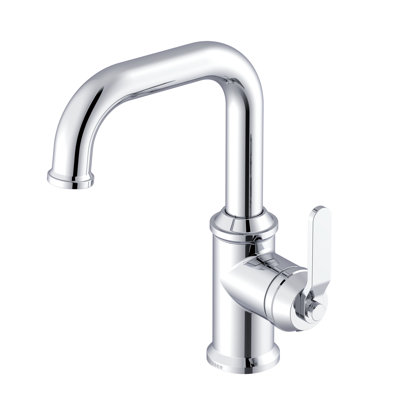 Robinet pour salle de bain à poignée simple avec drain en métal Kinzie