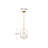 Arie 1-Light Steel Pendant with Globe Shade-578231541-578231546