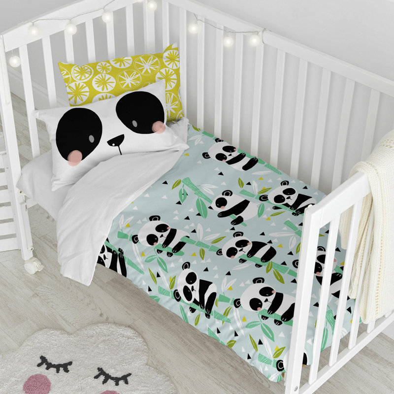 Killian 2 - Piece Cot Bedding Set, 115cm W x 145cm L, Blue