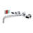 Kaiser Double Handle Wall Mounted Roman Tub Faucet-54822250