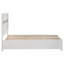 Lit simple avec rangement blanc-509769287