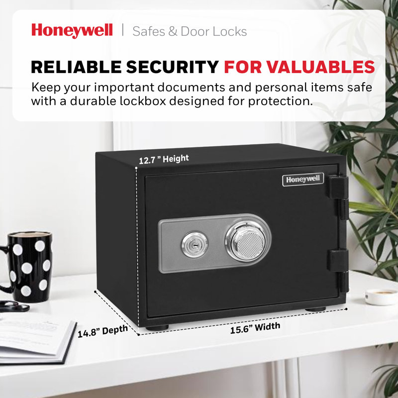 Security Safe With Combination Lock, .50 CuFt