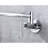 Wall Mounted Kitchen Pot Filler Faucet, Folding Feature, 360 Rotation, Double Handles For Precise Water Distribution, Corrosion Mount With Arm, Rotatable, To Minimize Dripping,-1907487821