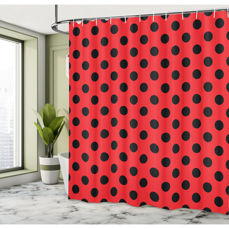 Ensemble de rideau de douche + crochets, H 75 po x l 69 po