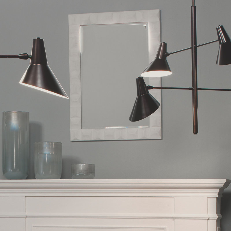 Astor Rectangular Gold Wall Mirror with Gesso Frame