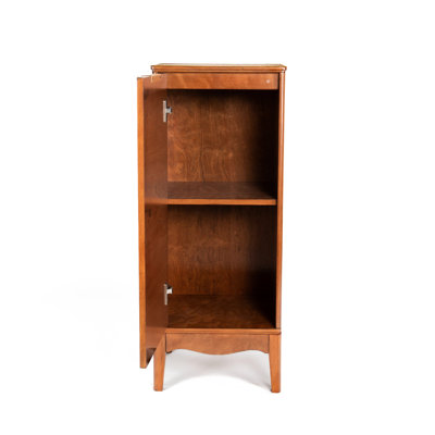 Antique Brown Bathroom Storage, Material, - Design, 14.5"×12.6"×35.7", Convenient Door Handles Vintage Storage Cabinet - Stable P2 , Air Circulation Exquisite
