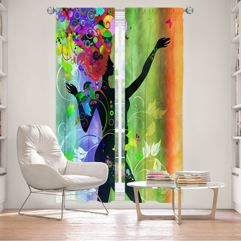 Rideau obscurcissant et isolant avec passe-tringle Delaughter Wondrous, L 20 po x L 61 po