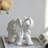 9.1x4.2x7.5" Trumpeting Elephant Accent