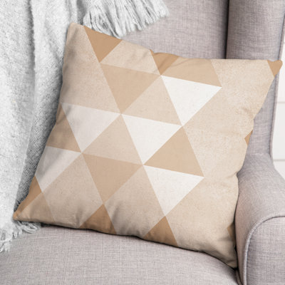 Geometric Outdoor Reversible Throw Pillow