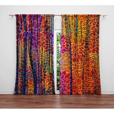 Bungalow Rose Polyester Room Darkening Curtain Pair