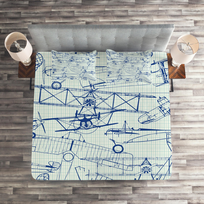 Modern & Contemporary Polyester Coverlet