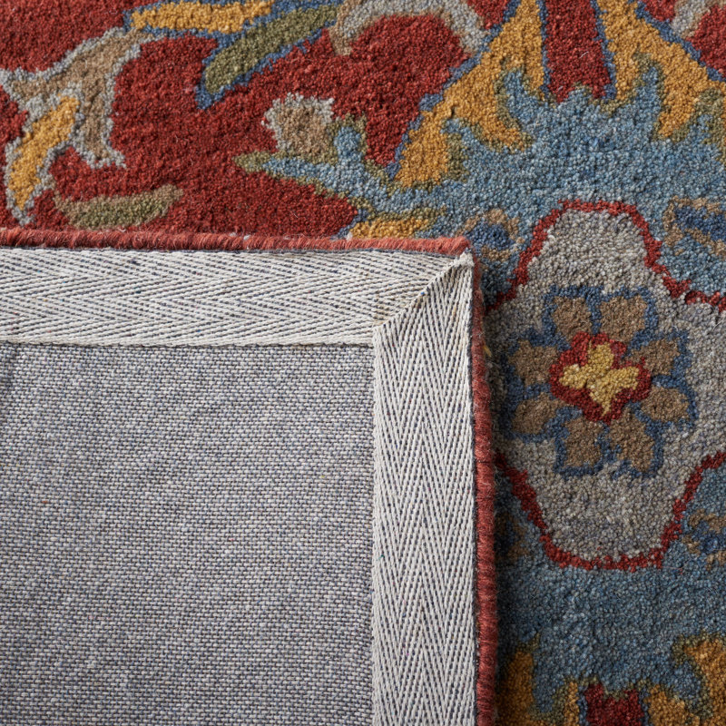 Lyliana Hand Tufted Wool Floral Rug, Rectangle 5' x 8'
