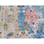 Tapis bleu clair unique 11 pi 11 po x 14 pi 10 po
