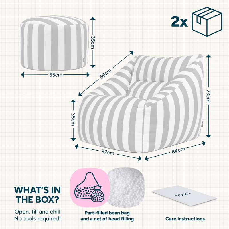 Loveseat, Beige