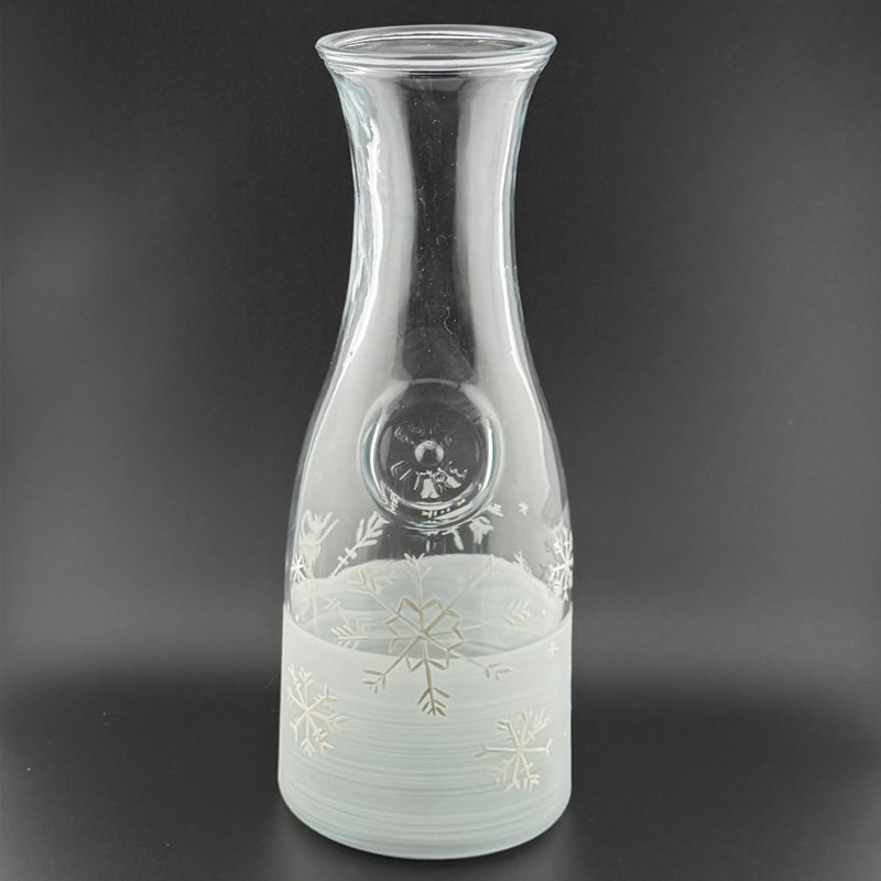 Winter Wonderland Snowflake Carafe