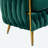 Misheel Velvet Barrel Chair with Ottoman-613010303