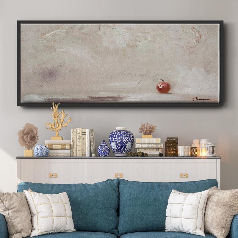 Lonley Apple- Framed Canvas